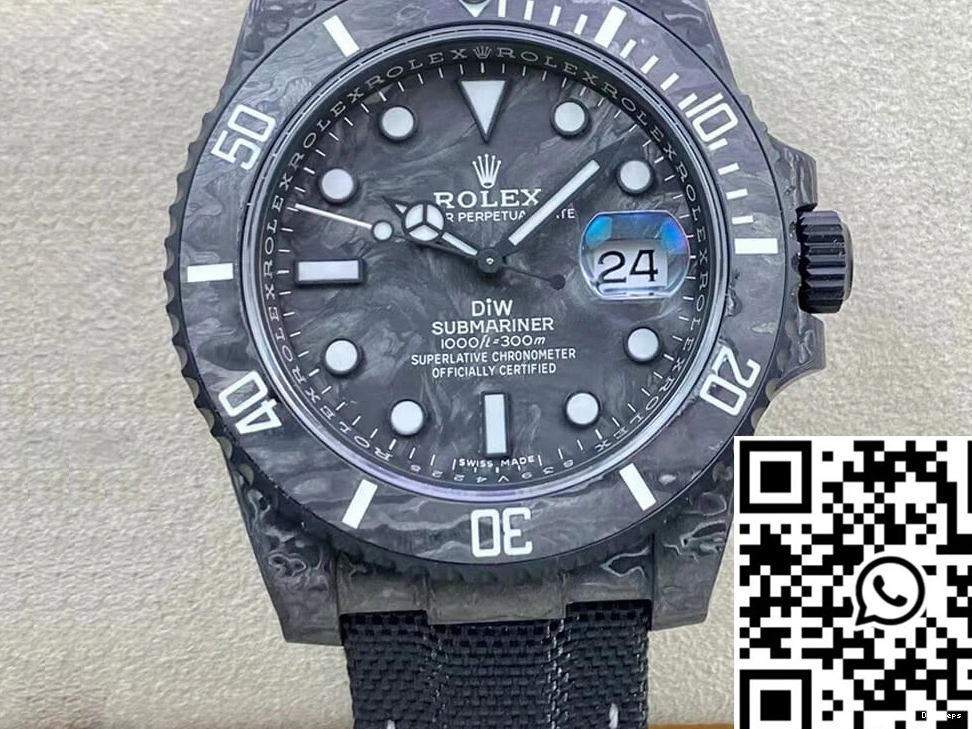 Carbon Dial VS Submariner Rolex DIW Fiber Factory 0330